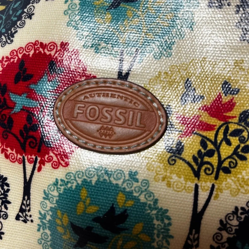 FOSSIL Coated Canvas Accessories Bag